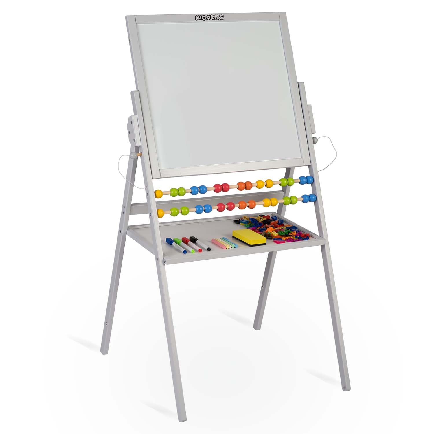 Magnētiskā krīta tāfele Ricokids, pelēka – produkta galerijas skats, 2. pozīcija