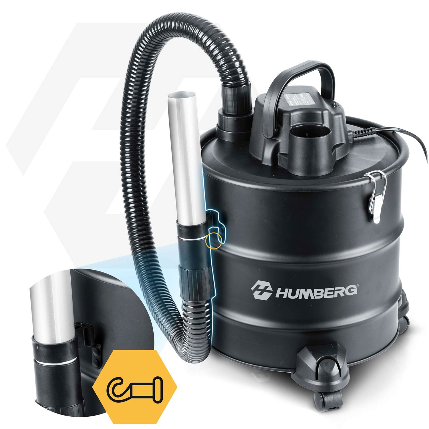 Pelnu putekļsūcējs kamīnam un grilam Humberg HM-405 1000 W – produkta galerijas skats, 2. pozīcija