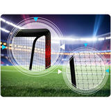 Futbola vārti 300 x 200 x 120 cm Neo-Sport NS-473, melni-sarkani – produkta galerijas skats, 2. pozīcija