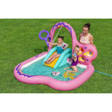 Piepūšams bērnu rotaļu laukums dārzam ar slidkalniņu 180x180x117 cm Bestway 53175 – produkta galerijas skats, 2. pozīcija