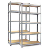 Metāla noliktavas plaukts, 2 gab., 180 x 90 x 40 cm, Humberg HR-812 – produkta galerijas skats, 2. pozīcija