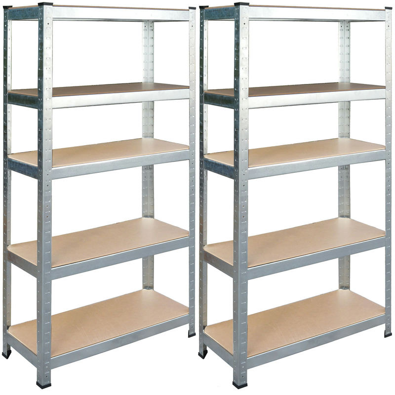 Metāla noliktavas plaukts, 2 gab., 180 x 90 x 40 cm, Humberg HR-812 – produkta kopskats