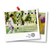 Futbola vārti 180 x 120 x 60 cm NS-464, melnbalti – produkta galerijas skats, 8. pozīcija