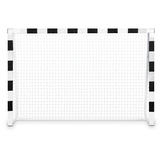 Futbola vārti 180 x 120 x 60 cm NS-464, melnbalti – produkta galerijas skats, 4. pozīcija