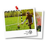 Futbola vārti 180 x 120 x 60 cm NS-464, melnbalti – produkta galerijas skats, 7. pozīcija
