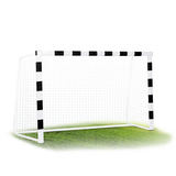 Futbola vārti 180 x 120 x 60 cm NS-464, melnbalti – produkta galerijas skats, 9. pozīcija
