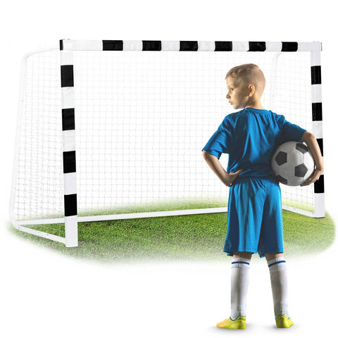 Futbola vārti 180 x 120 x 60 cm NS-464, melnbalti