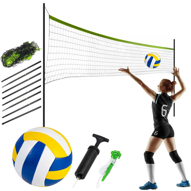 Tīkls un stends volejbolam un badmintonam 570 cm – produkta kopskats