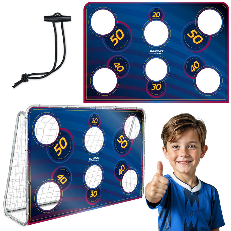 Mērķa paklājs vārtiem Neo-Sport 215 x 150 cm – produkta kopskats