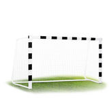 Futbola vārti 300 x 160 x 90 cm NS-460, melni balti – produkta galerijas skats, 9. pozīcija
