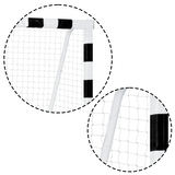 Futbola vārti 300 x 160 x 90 cm NS-460, melni balti – produkta galerijas skats, 2. pozīcija