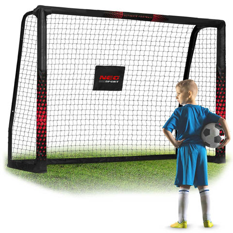 Futbola vārti 180 x 120 x 60 cm NS-463, melni sarkani
