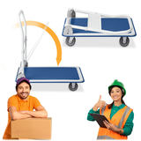 Rokas transporta rati HM-506, balti-zili – produkta galerijas skats, 10. pozīcija