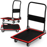 Transporta platforma Humberg HM-506, melni sarkana – produkta galerijas skats, 2. pozīcija