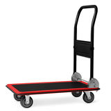 Transporta platforma Humberg HM-506, melni sarkana – produkta galerijas skats, 4. pozīcija