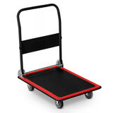 Transporta platforma Humberg HM-506, melni sarkana – produkta galerijas skats, 3. pozīcija
