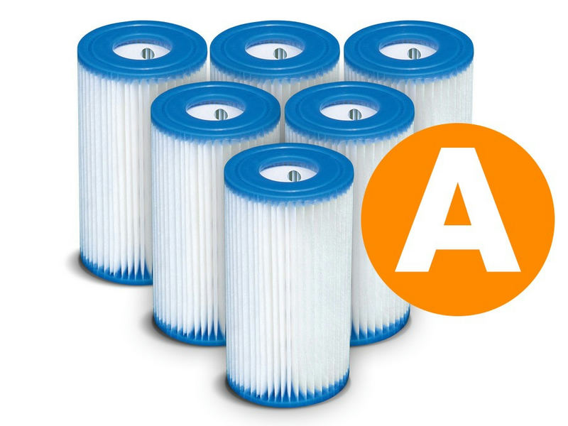 Baseina sūkņa filtrs Intex Type A, 6 gab – produkta kopskats