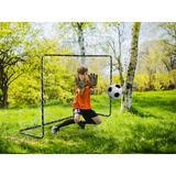 Futbola vārti 183 x 122 x 61 cm NS-492, melni – produkta galerijas skats, 7. pozīcija