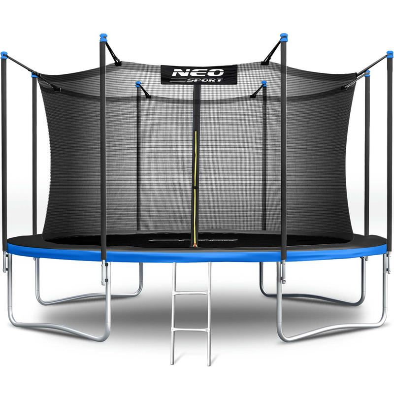 dārza batuts Neo-Sport 404 cm ar iekšējo tīklu un kāpnēm – produkta kopskats