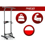 Brīvi stāvošs pievilkšanās stienis Neo-Sport Apex Dip 100 kg – produkta galerijas skats, 2. pozīcija