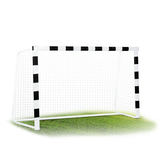 Futbola vārti 300 x 200 x 90 cm NS-465 melnbalti – produkta galerijas skats, 10. pozīcija