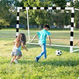 Futbola vārti 300 x 200 x 90 cm NS-465 melnbalti – produkta galerijas skats, 8. pozīcija