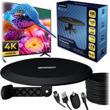 TV antena iekšējā/ārējā ultra HD 4K Berdsen BD-955, melna – produkta kopskats
