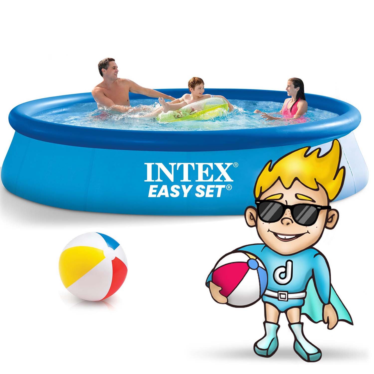 Dārza batuts Intex 305 x 61 cm 28116 – produkta galerijas skats, 2. pozīcija