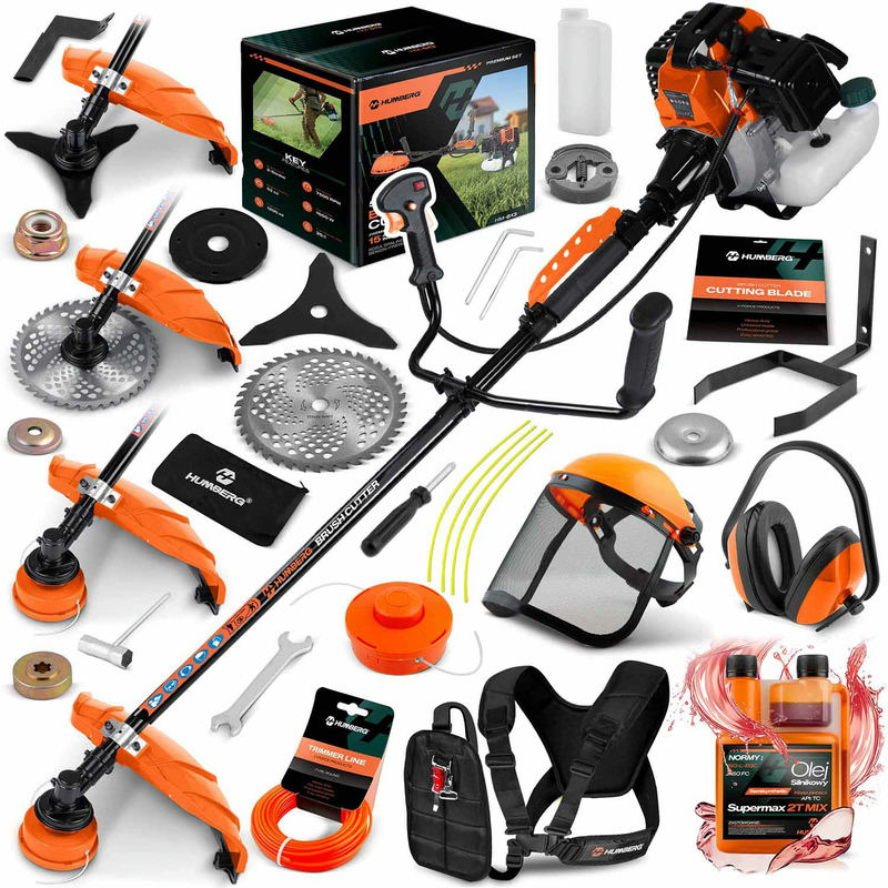 Benzīna trimmeris Humberg HM-613 55cc – produkta kopskats