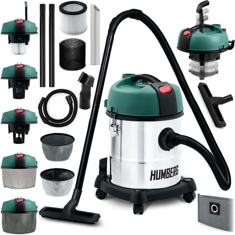 Rūpnieciskais putekļsūcējs 20L 1200W HM-400 – produkta kopskats