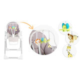 Barošanas krēsliņš ar galdiņu Nukido Belo, viršu tonis, ar rotaļlietu loku – produkta galerijas skats, 9. pozīcija