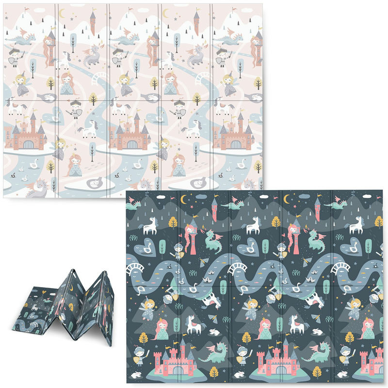 Salokāms putu attīstošais paklājiņš Nukido NK-341 200 x 150 x 1 cm – produkta kopskats