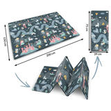 Salokāms putu attīstošais paklājiņš Nukido NK-341 200 x 150 x 1 cm – produkta galerijas skats, 6. pozīcija