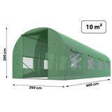 Dārza tunelis 2,5 x 4 m (10 m²) Plonos 4916-B – produkta galerijas skats, 4. pozīcija