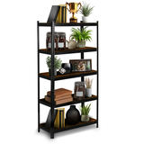 Metāla noliktavas plaukts Humberg HR-852 180 x 90 x 40 cm, melns – produkta galerijas skats, 5. pozīcija
