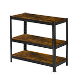 Metāla noliktavas plaukts Humberg HR-852 180 x 90 x 40 cm, melns – produkta galerijas skats, 3. pozīcija