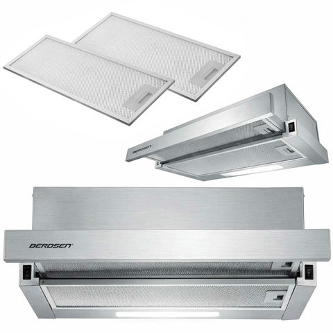 Teleskopisks virtuves tvaika nosūcējs Berdsen BT-242 inox, 50 cm