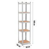 Metāla noliktavas plaukts 180 x 40 x 40 Humberg 4819 – produkta galerijas skats, 9. pozīcija