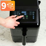 Divkameru gaisa fritieris Berdsen BD-663, 11,6 l, 3000 W – produkta galerijas skats, 7. pozīcija