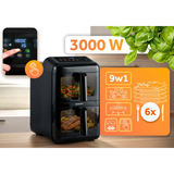 Divkameru gaisa fritieris Berdsen BD-663, 11,6 l, 3000 W – produkta galerijas skats, 2. pozīcija