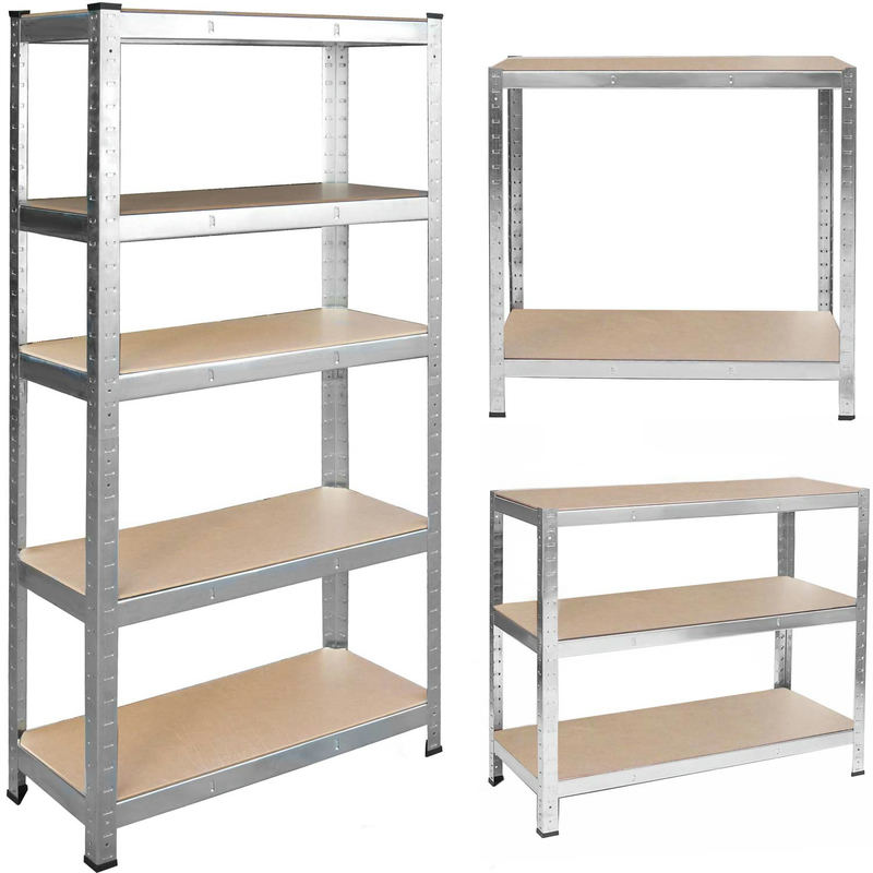 Metāla noliktavas plaukts 205 x 120 x 45 Humberg 4850 – produkta kopskats