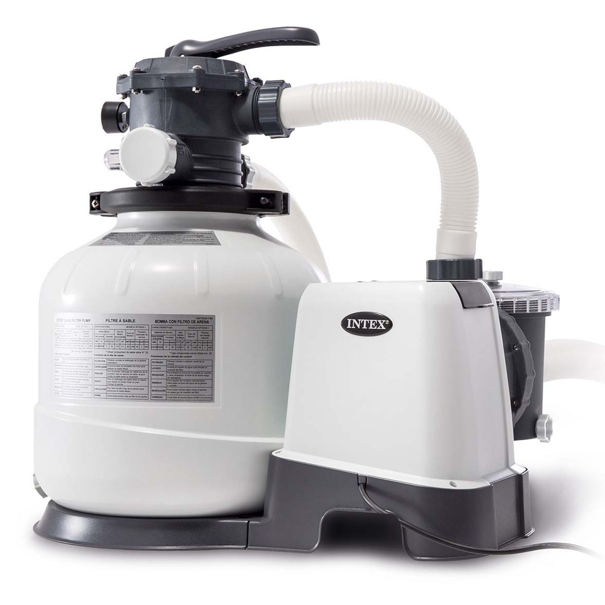 Smilšu filtrsūknis Intex 10500 l/h 26648 + 50 kg smilšu – produkta galerijas skats, 2. pozīcija