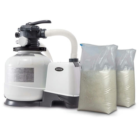 Smilšu filtrsūknis Intex 10500 l/h 26648 + 50 kg smilšu