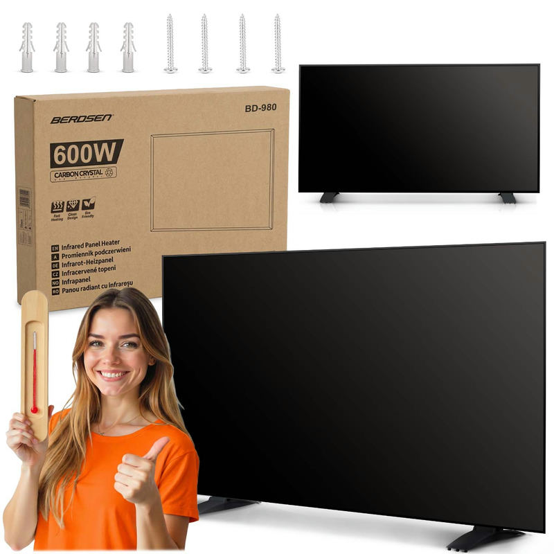 Grzejnik na podczerwień promiennik podczerwieni 600 W Berdsen BD-980
