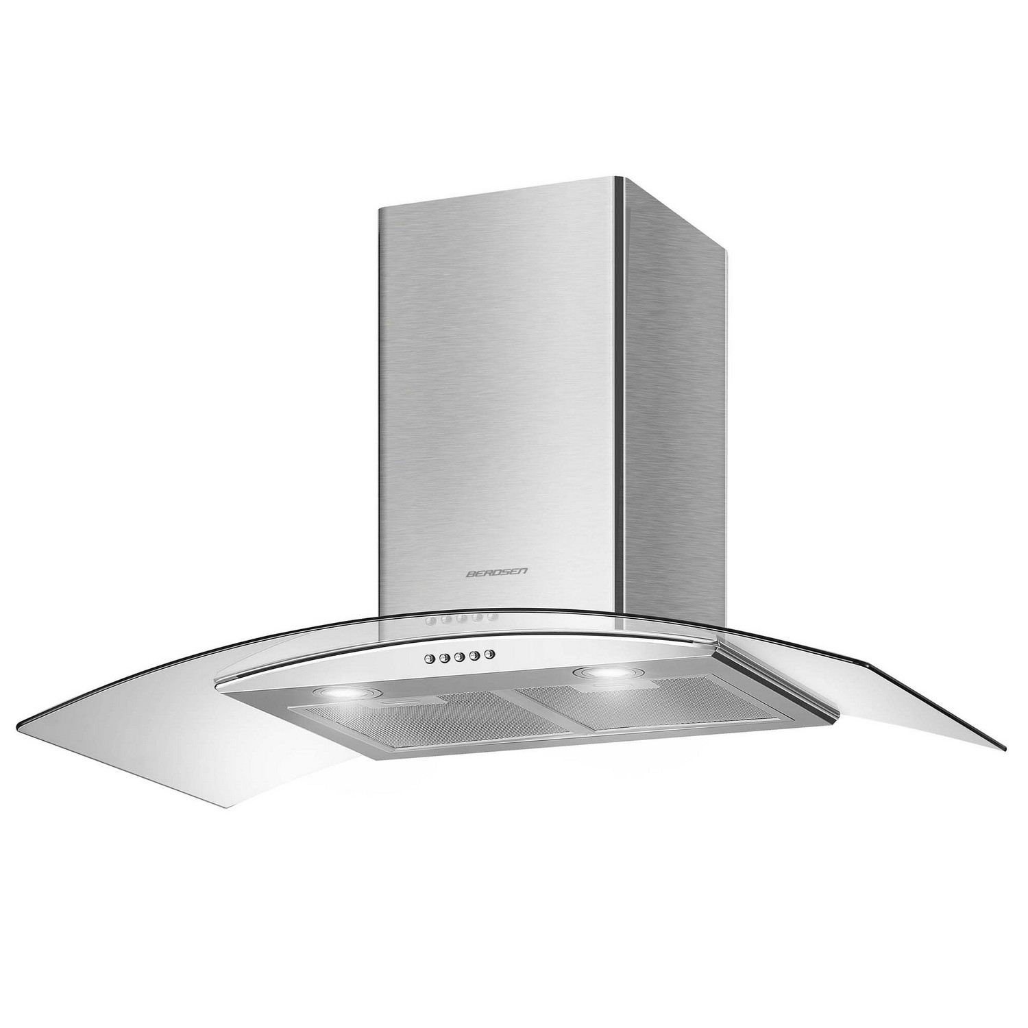 Virtuves tvaika nosūcējs 90 cm Berdsen BT-223 INOX – produkta galerijas skats, 2. pozīcija