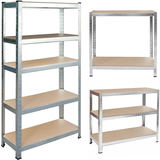 Metāla noliktavas plaukts Humberg HR-812 180 x 90 x 40 cm – produkta kopskats