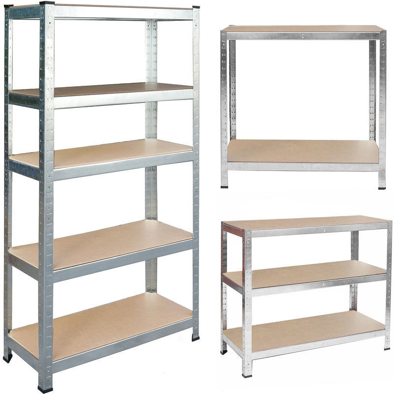 Metāla noliktavas plaukts Humberg HR-812 180 x 90 x 40 cm – produkta kopskats