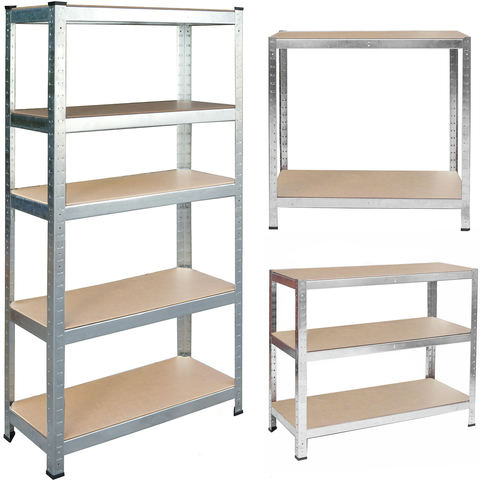 Metāla noliktavas plaukts Humberg HR-812 180 x 90 x 40 cm