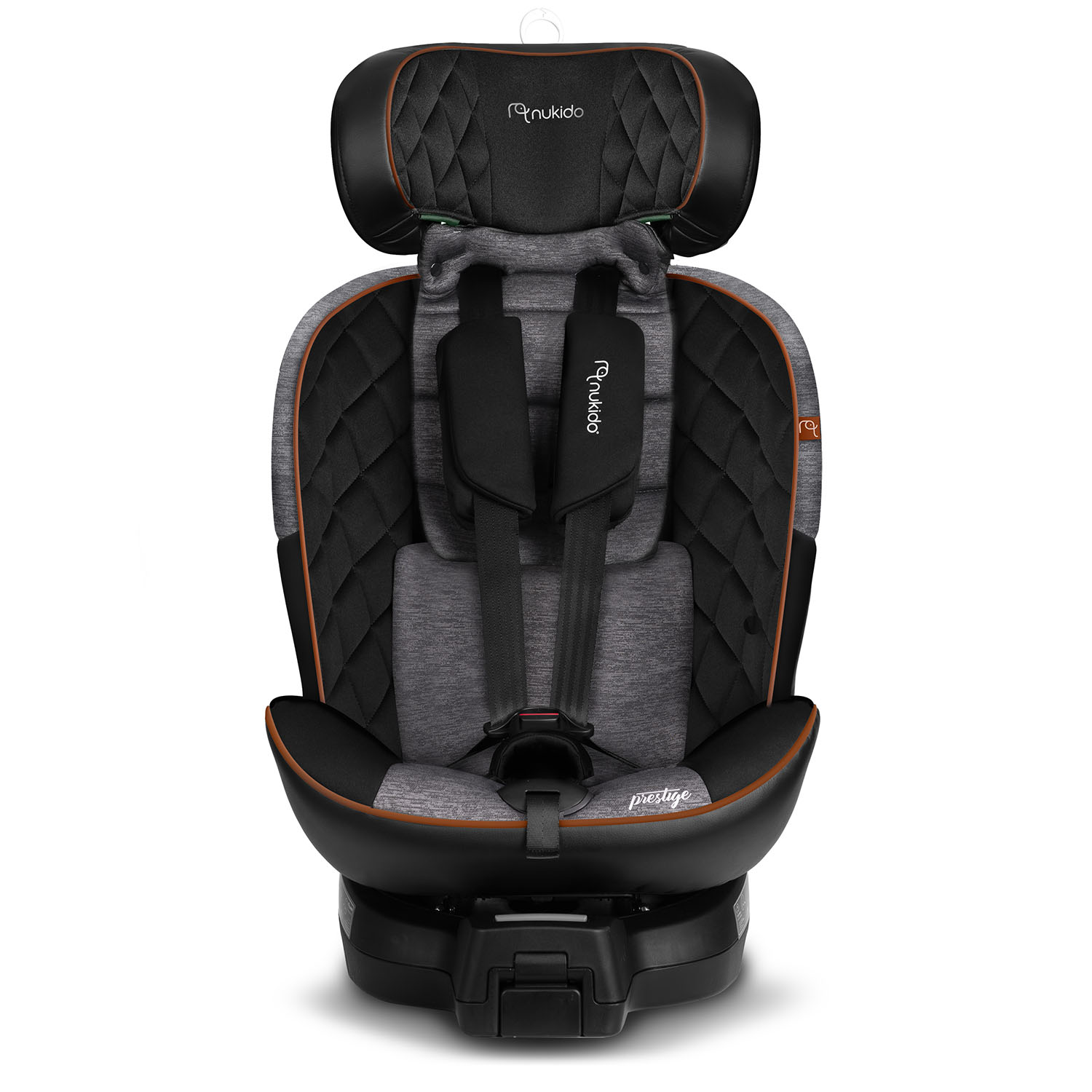 Nukido Prestige Line autosēdeklis 0-36 kg ISOFIX, melni pelēks – produkta galerijas skats, 2. pozīcija