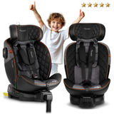 Nukido Prestige Line autosēdeklis 0-36 kg ISOFIX, melni pelēks – produkta galerijas skats, 12. pozīcija